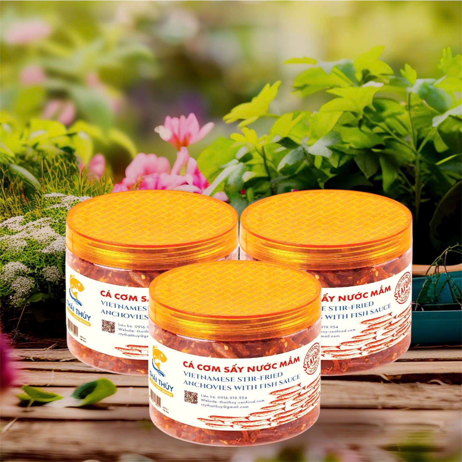 Cá cơm sấy nước mắm hộp 500g