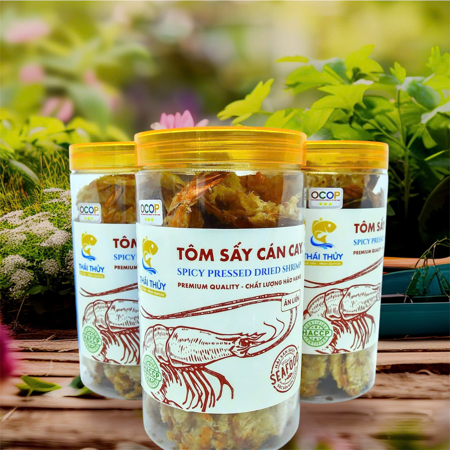 Tôm sấy cán cay 200g